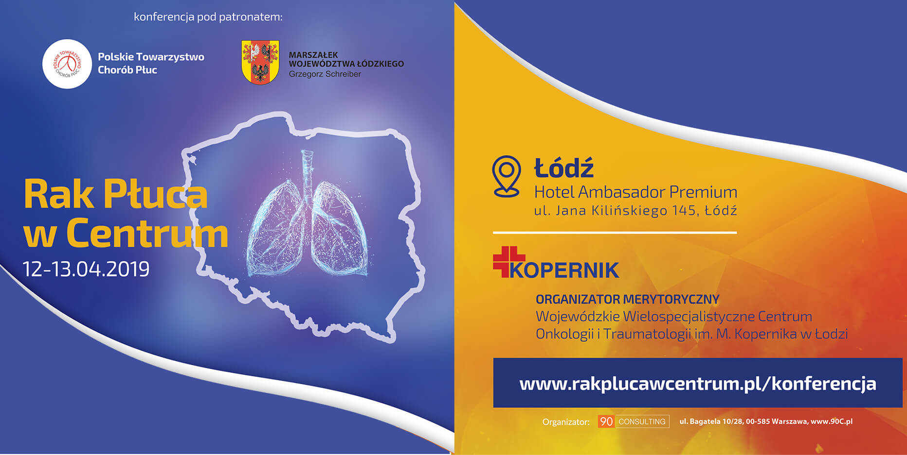 zaproszenie Konferencja Rak Płuca w Centrum