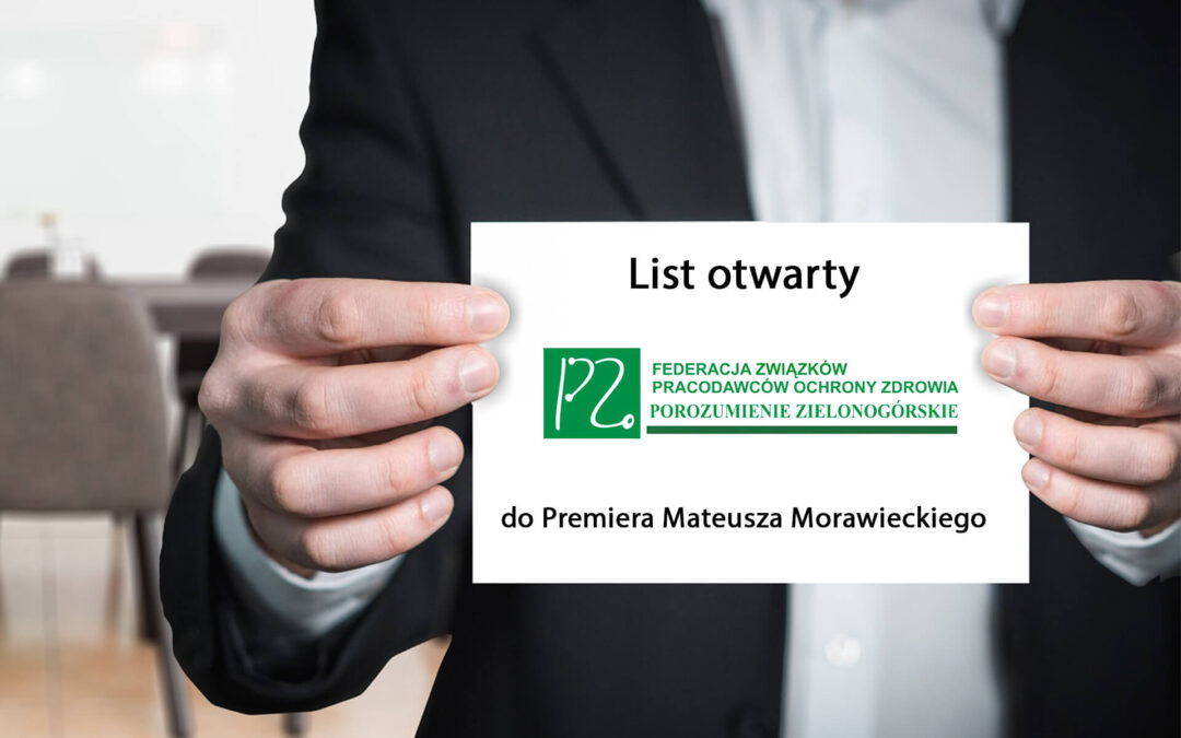 List otwarty Prezesa Federacji PZ do&nbsp;Premiera Mateusza Morawieckiego