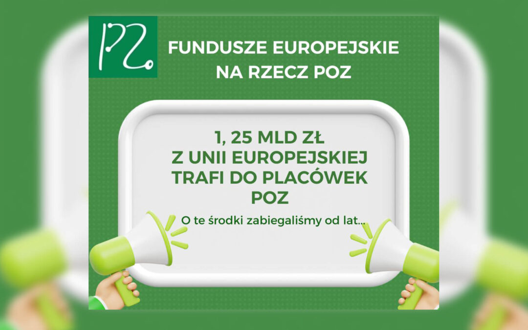 Ponad miliard zł z&nbsp;UE trafi do&nbsp;placówek POZ